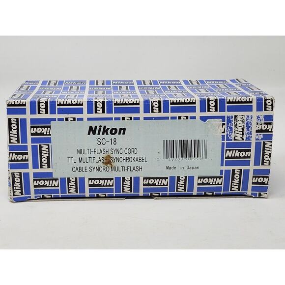 Nikon SC-18 Multi Flash Sync Cord UNTESTED - Picture 1 of 3